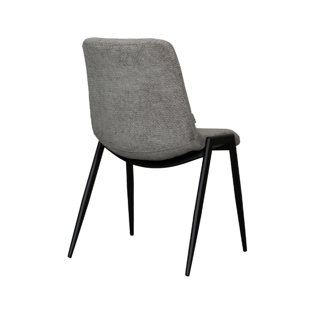  Eetkamerstoel Noor - Stone - Elite - Black Frame afbeelding 4