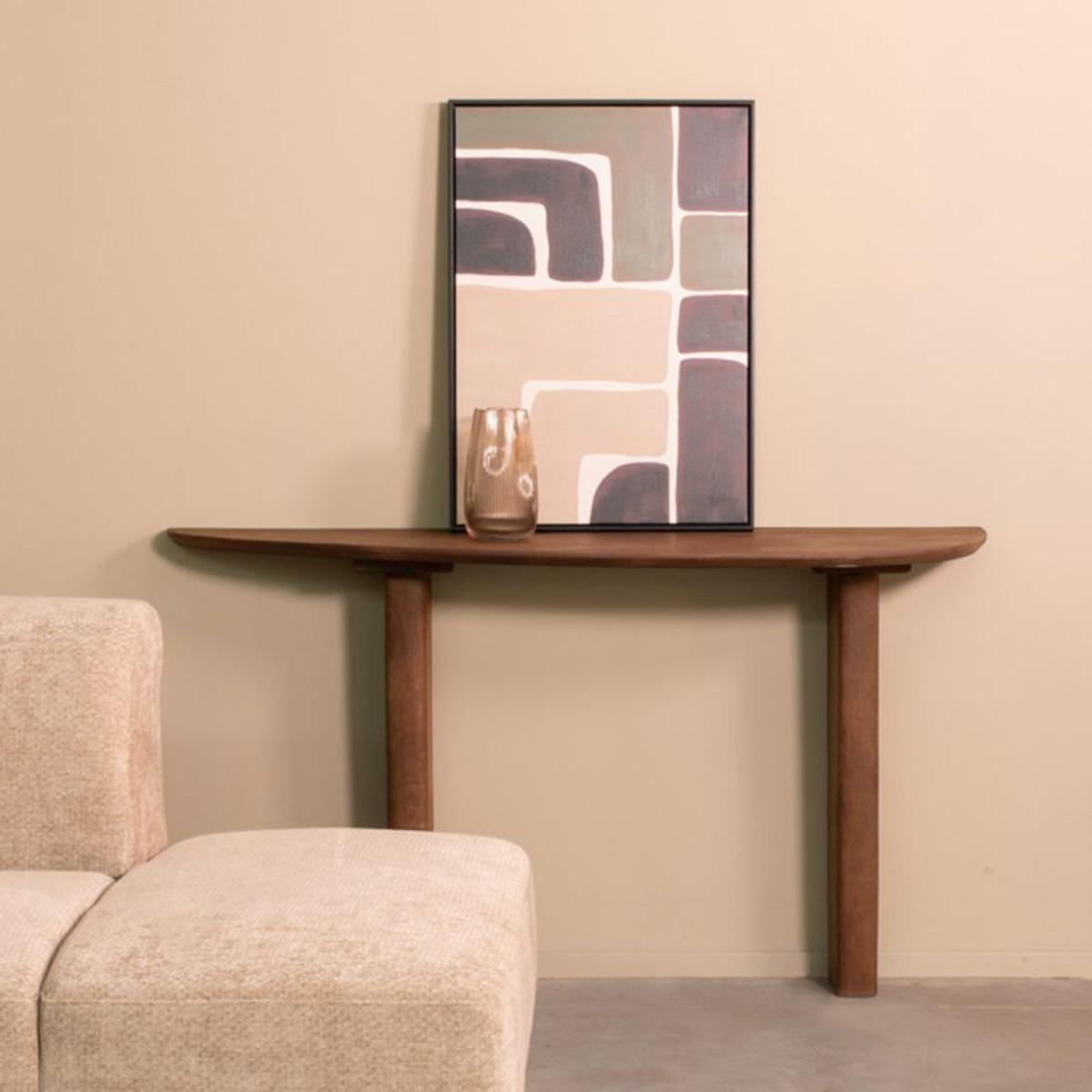  Sidetable Wow - Nature - Mangohout - 135 cm afbeelding 1