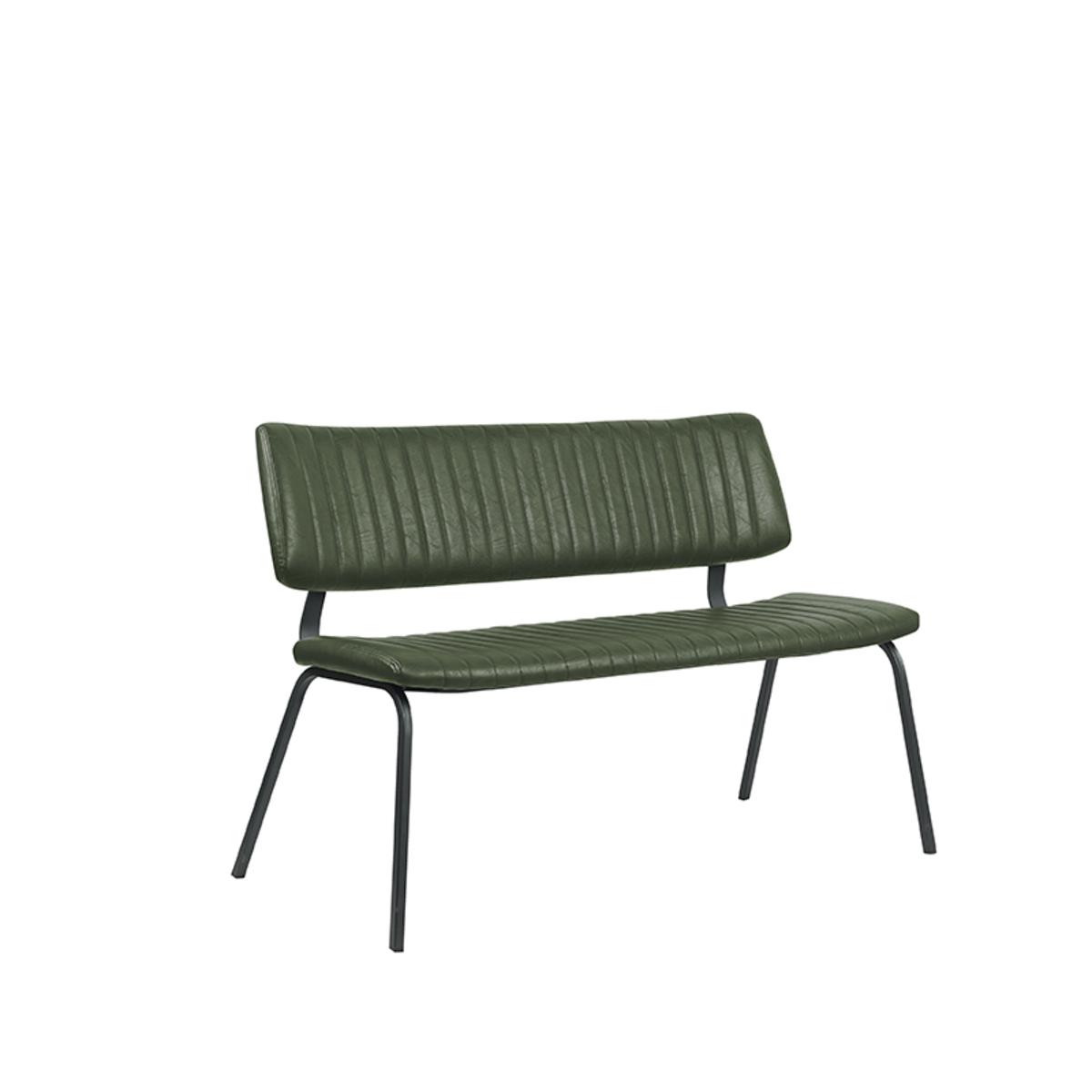  Eetkamerbank Gusto - Hunter - PU-Leder - 120 cm afbeelding 1