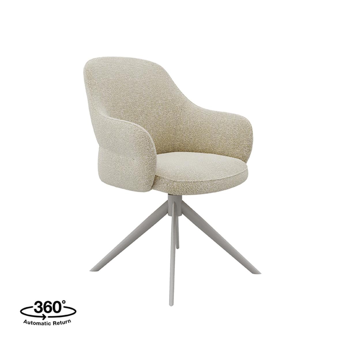  Eetkamerstoel Bern - Naturel - Boucle afbeelding 2