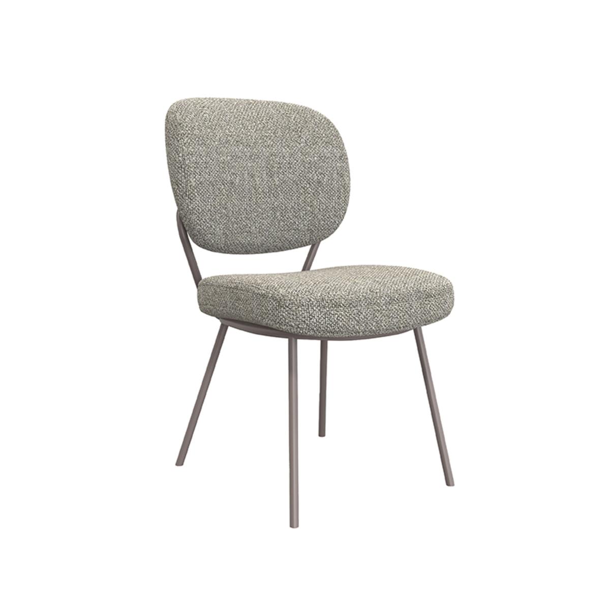  Eetkamerstoel Singapore - Truffel grijs - Boucle afbeelding 1