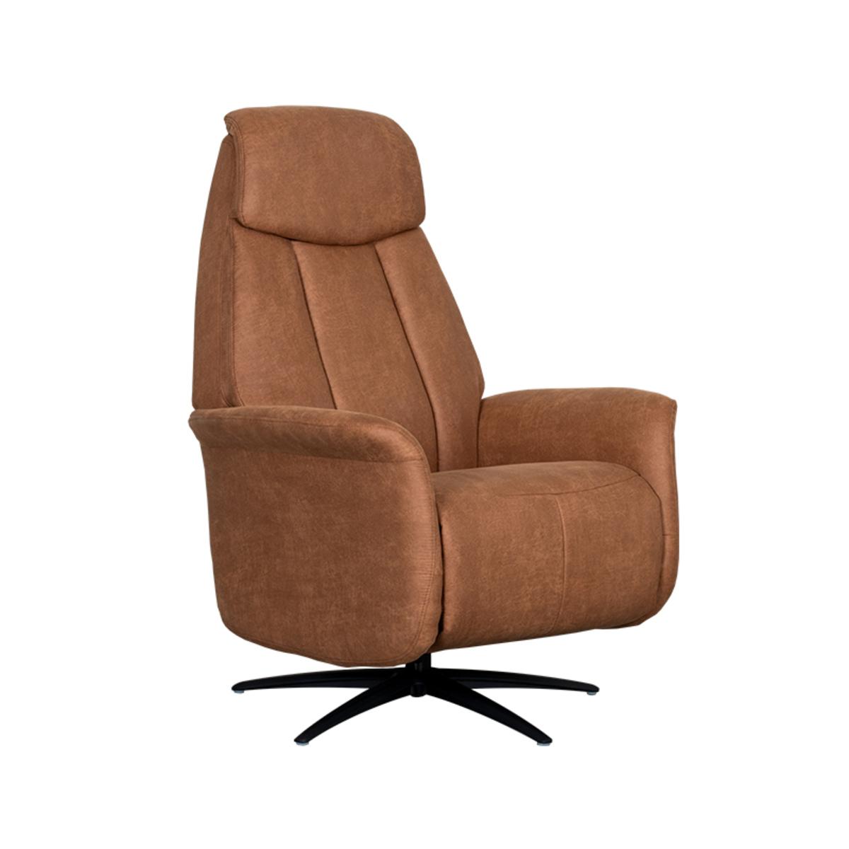  Fauteuil Oslo - Cognac - Micro Suede afbeelding 3