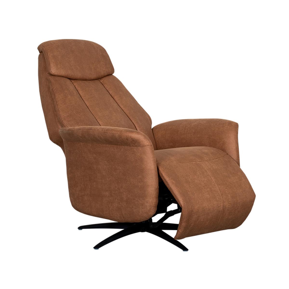  Fauteuil Oslo - Cognac - Micro Suede afbeelding 4