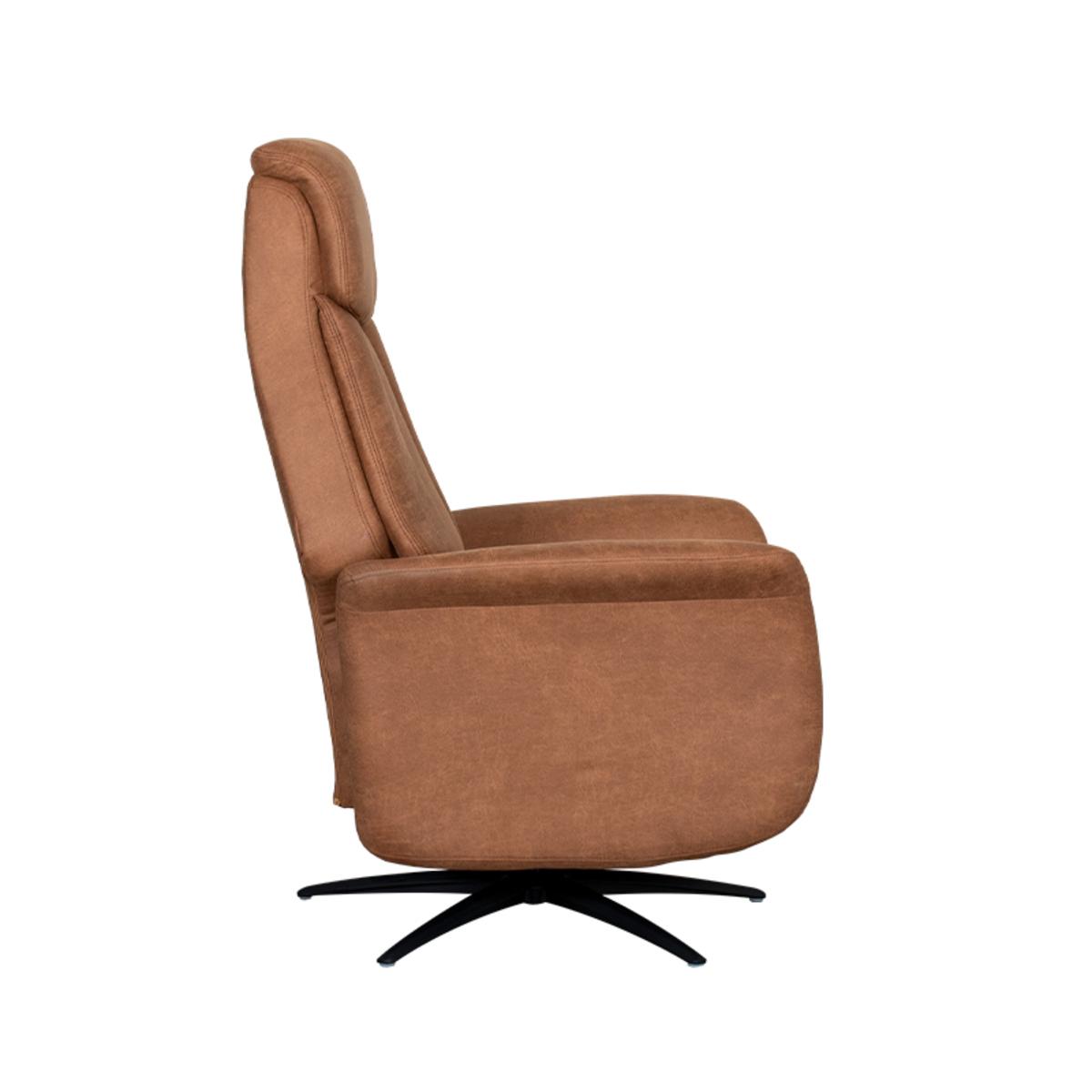  Fauteuil Oslo - Cognac - Micro Suede afbeelding 6