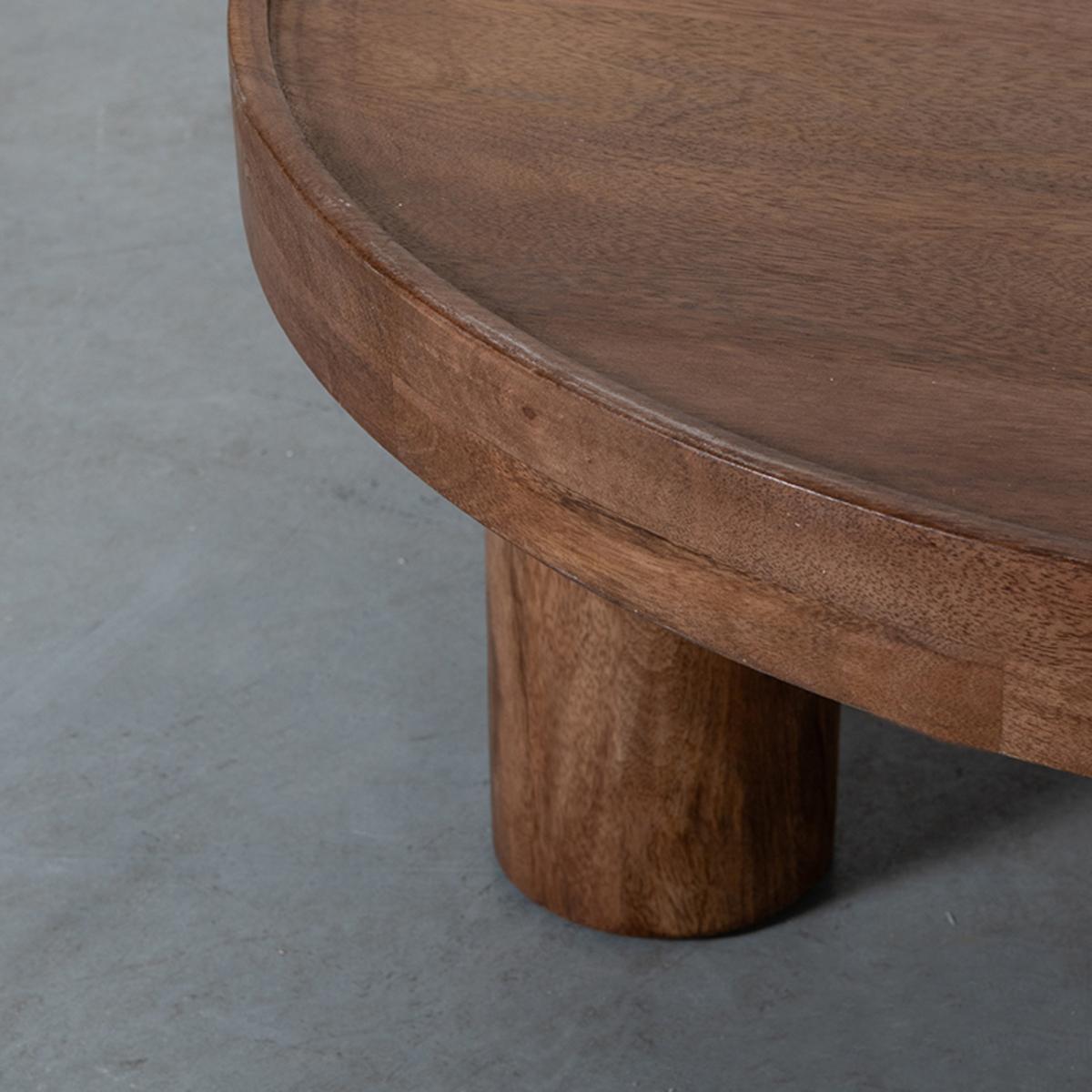  Salontafel Elly - Nature - Mangohout - 70 cm afbeelding 3