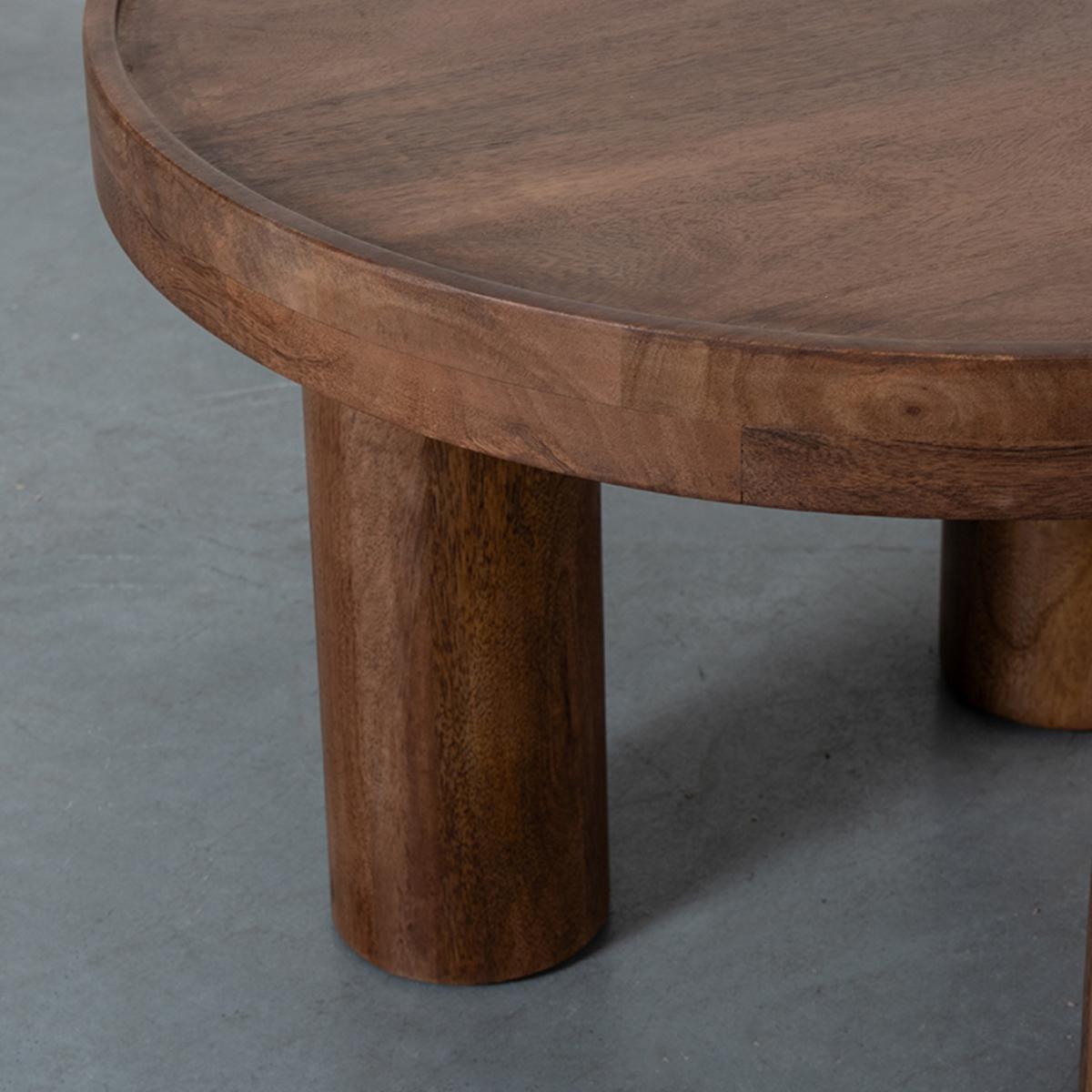  Salontafel Elly - Nature - Mangohout - 60 cm afbeelding 3