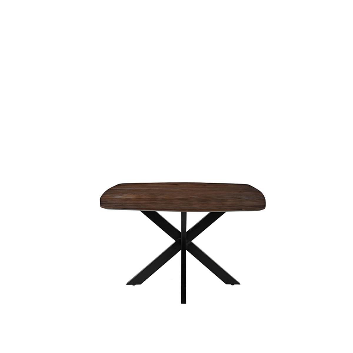  Eetkamertafel Blake - Espresso - Mangohout - 130x130 cm afbeelding 5