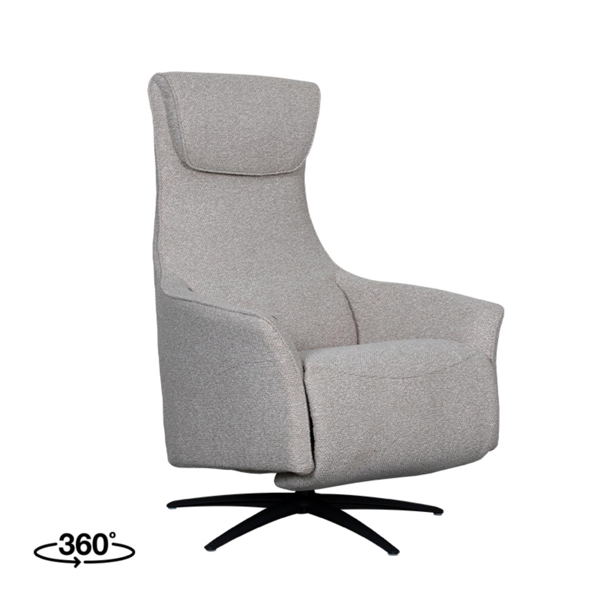  Fauteuil Lund - Naturel - Boucle - One Size afbeelding 3