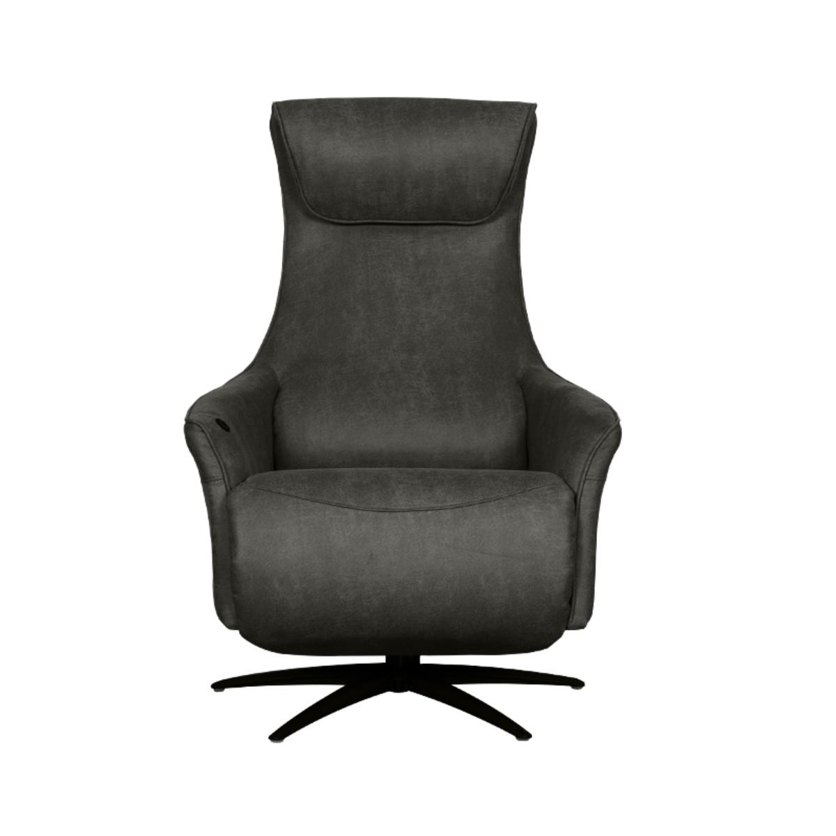  Fauteuil Lund - Antraciet - Micro Suede - One Size afbeelding 4