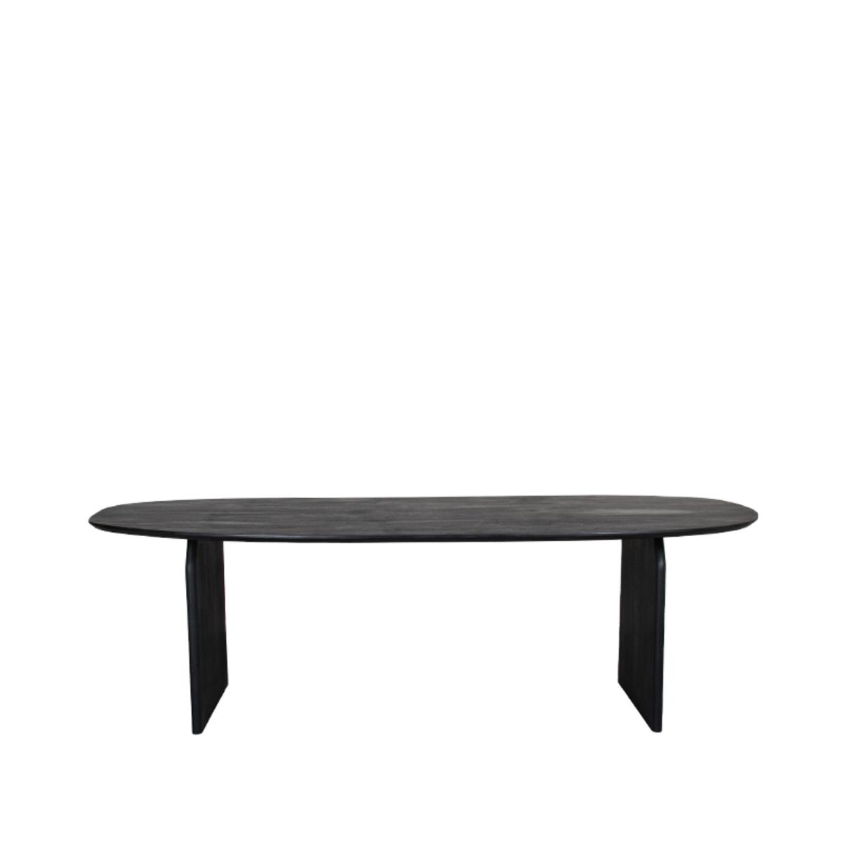  Eetkamertafel Cooper - Zwart - Mangohout - 250x110 cm afbeelding 3