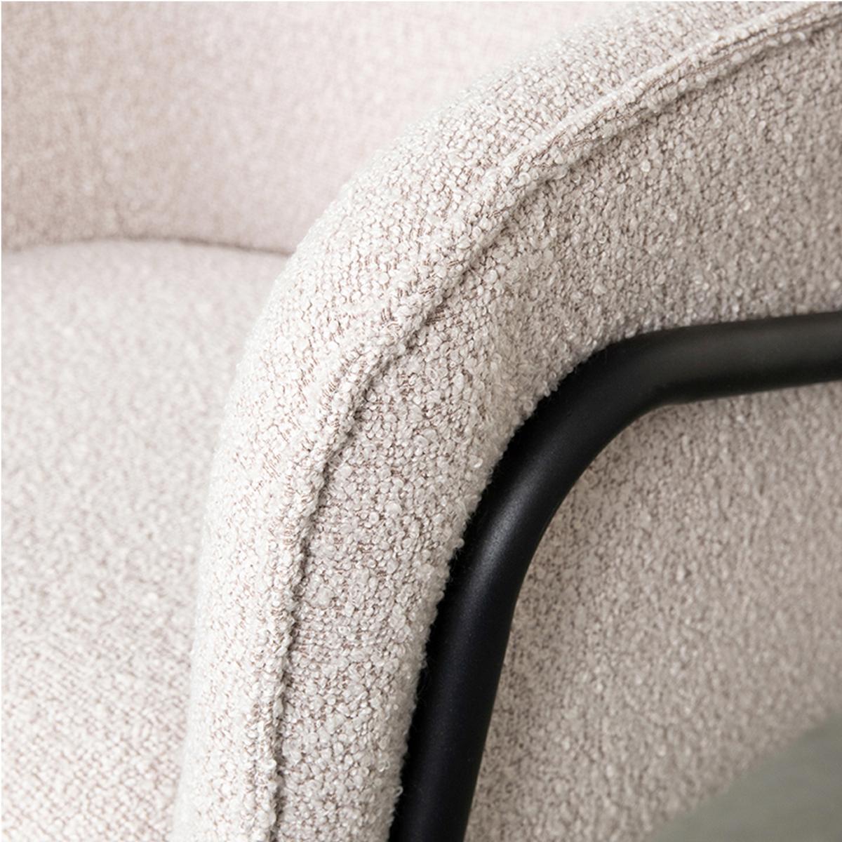  Eetkamerstoel Dexter - Naturel - Boucle afbeelding 6