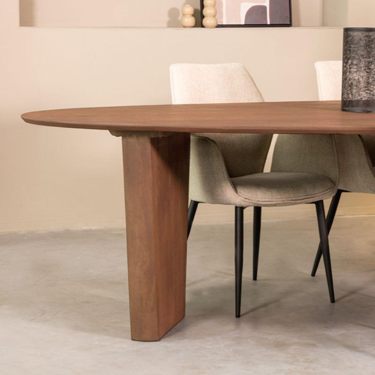  Eetkamertafel Wow - Nature - Mangohout - 240x110 cm afbeelding 1