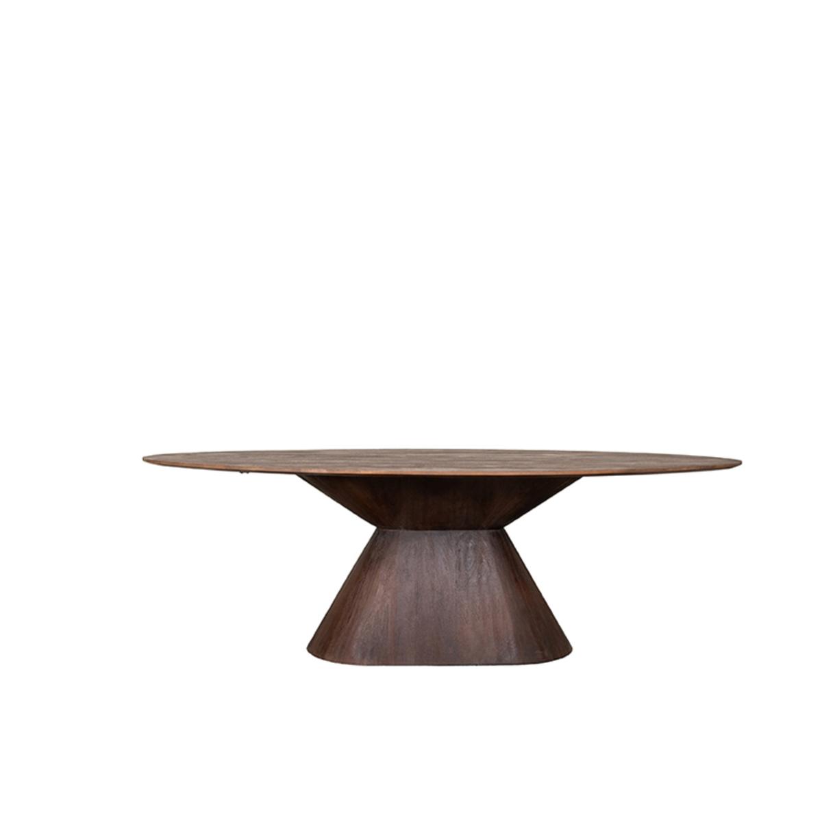  Eetkamertafel Jagger - Espresso - Mangohout afbeelding 2