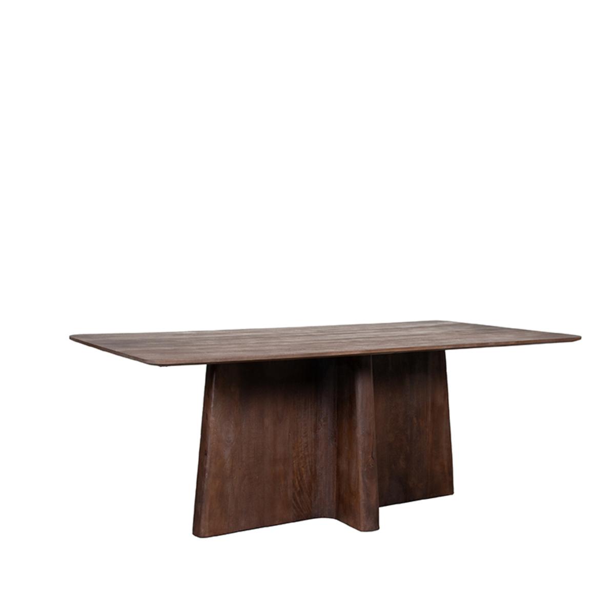  Eetkamertafel Scott - Espresso - Mangohout afbeelding 2