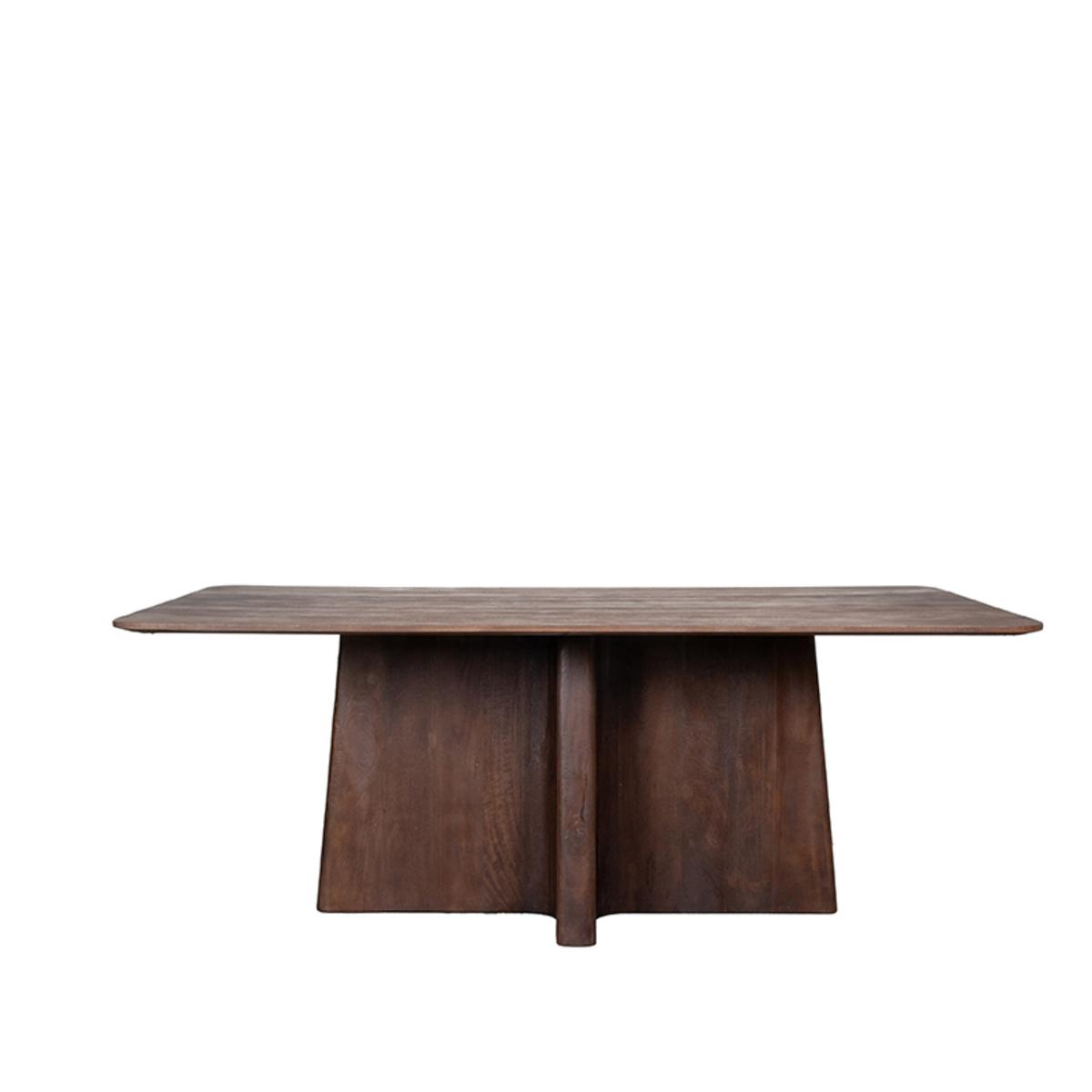  Eetkamertafel Scott - Espresso - Mangohout afbeelding 3