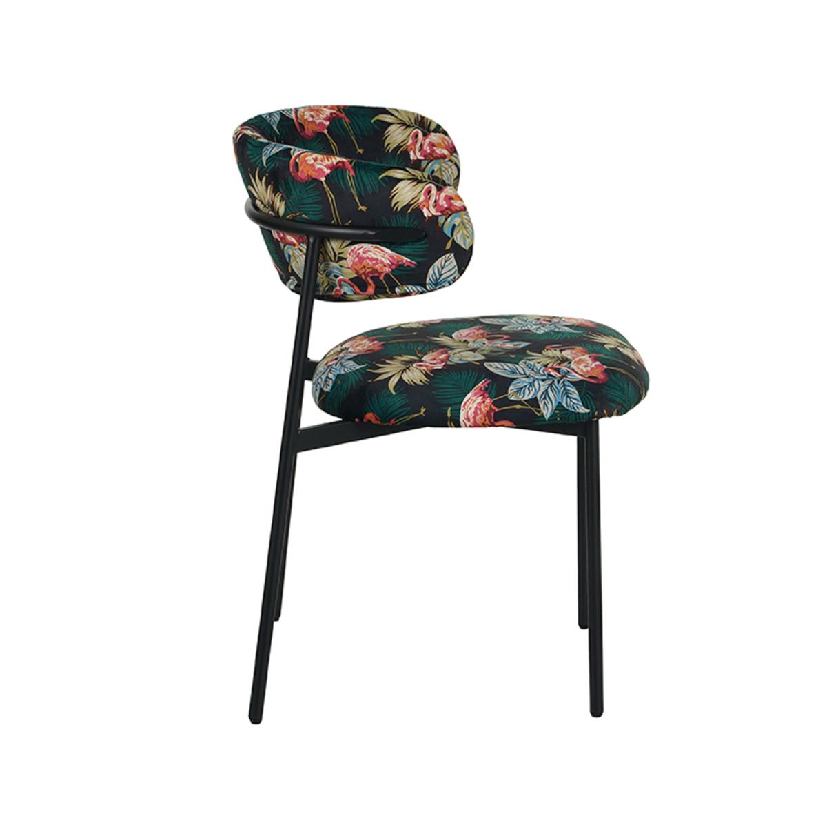  Eetkamerstoel Ferry - Multicolor - Fluweel afbeelding 3