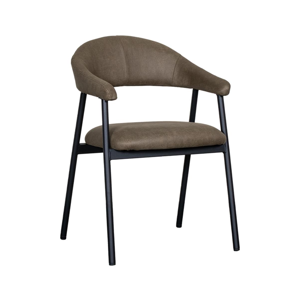  Eetkamerstoel Amaze - Moss - Micro Suede afbeelding 2