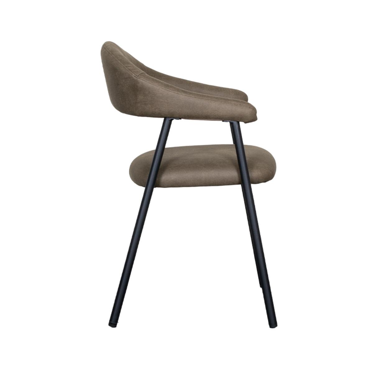  Eetkamerstoel Amaze - Moss - Micro Suede afbeelding 3