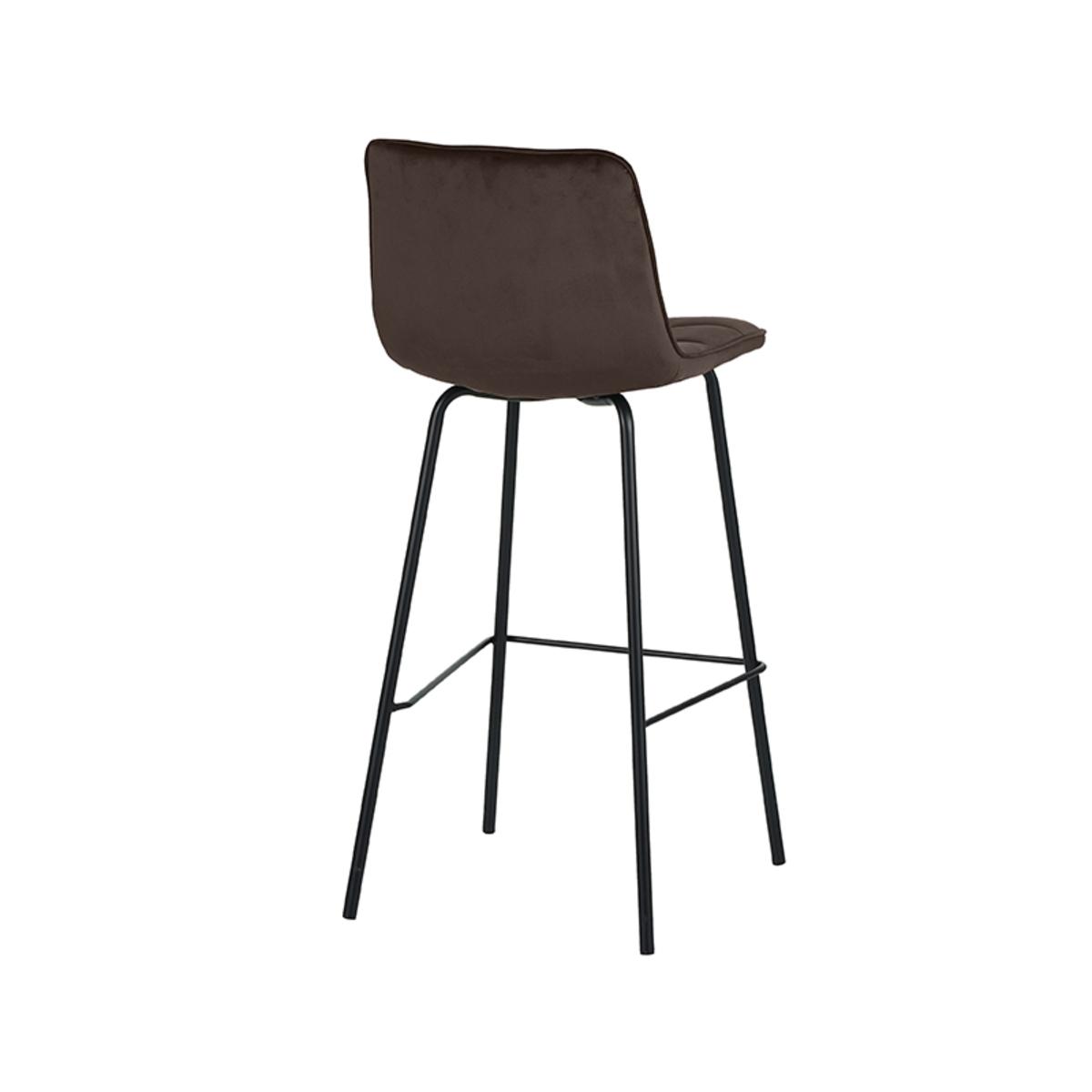  Barkruk Bistro - Taupe - Fluweel afbeelding 4