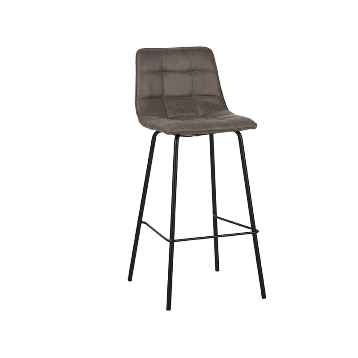  Barkruk Bistro - Taupe - Micro Suede afbeelding 1