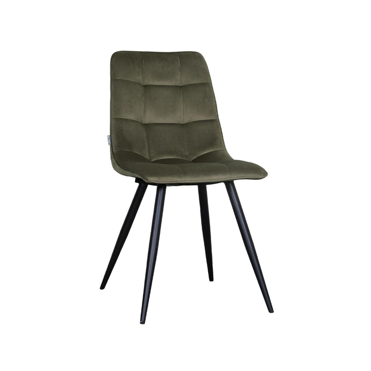  Eetkamerstoel Bistro - Hunter - Fluweel - Black Frame afbeelding 2