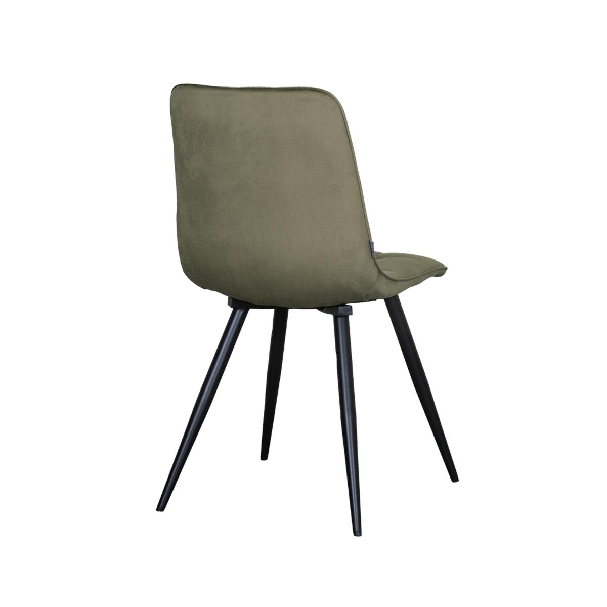  Eetkamerstoel Bistro - Hunter - Fluweel - Black Frame afbeelding 5