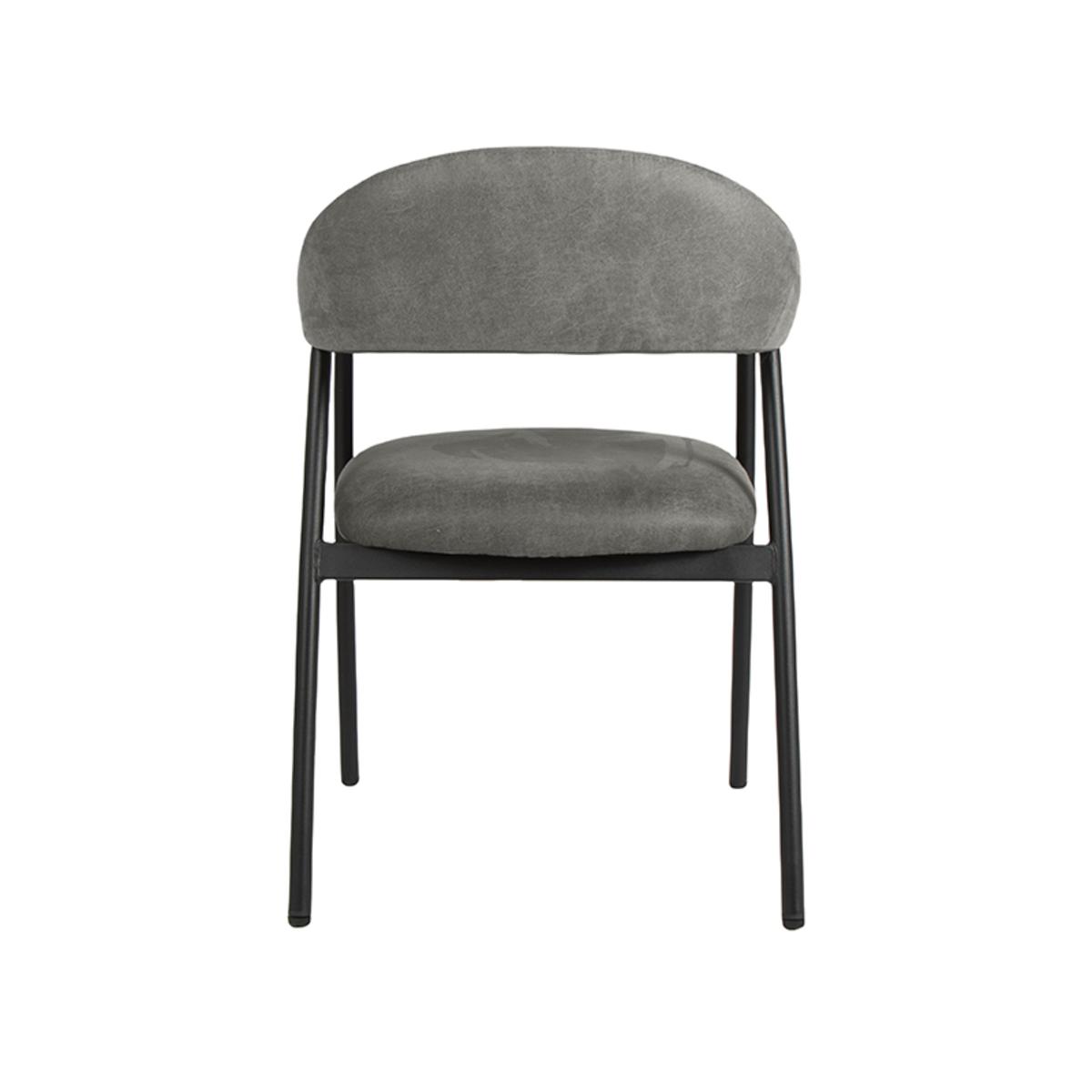  Eetkamerstoel Amaze - Antraciet - Micro Suede afbeelding 5
