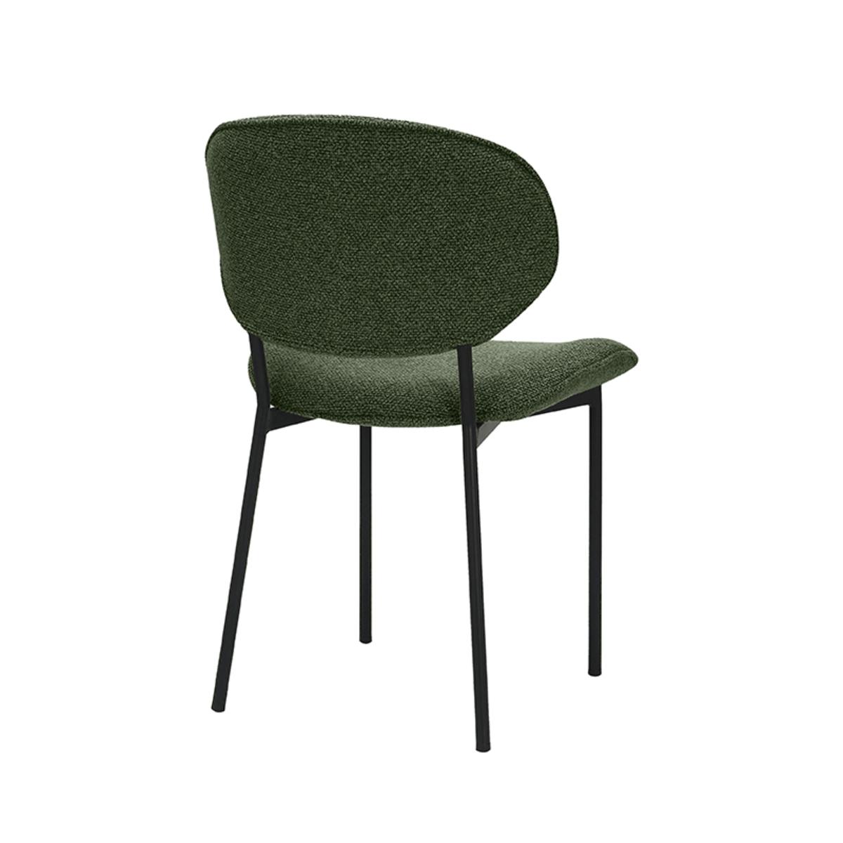  Eetkamerstoel Senn - Forest - Boucle - Black Frame afbeelding 4