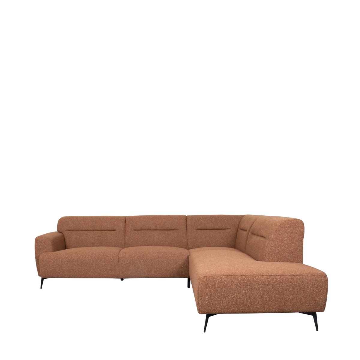  Hoekbank Bolzano - Coral - Boucle - Rechts afbeelding 2