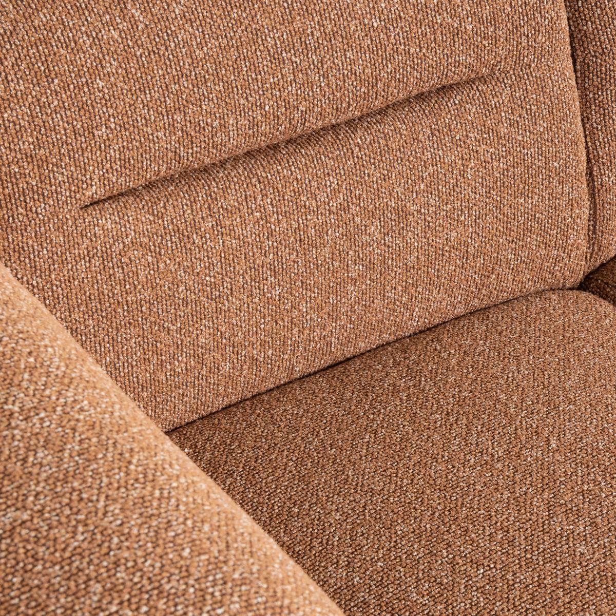  Hoekbank Bolzano - Coral - Boucle - Rechts afbeelding 4