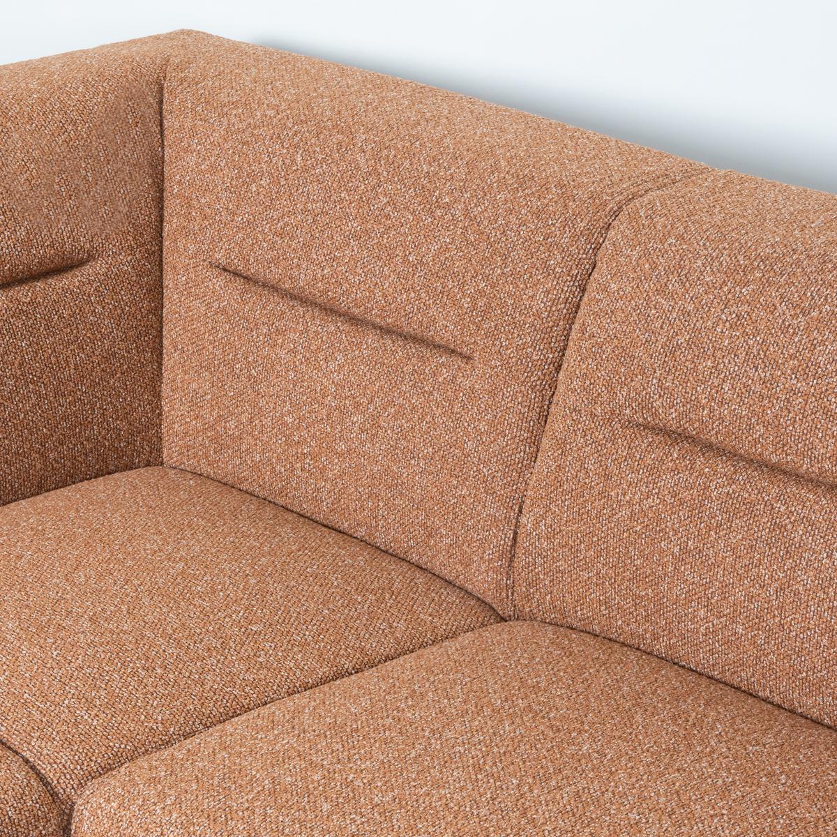  Hoekbank Bolzano - Coral - Boucle - Rechts afbeelding 5