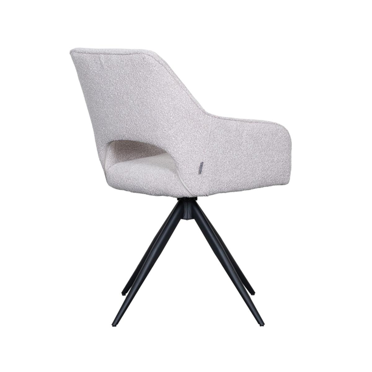  Eetkamerstoel Finley - Naturel - Boucle afbeelding 4