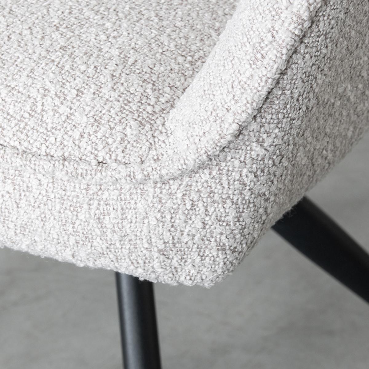  Eetkamerstoel Finley - Naturel - Boucle afbeelding 6