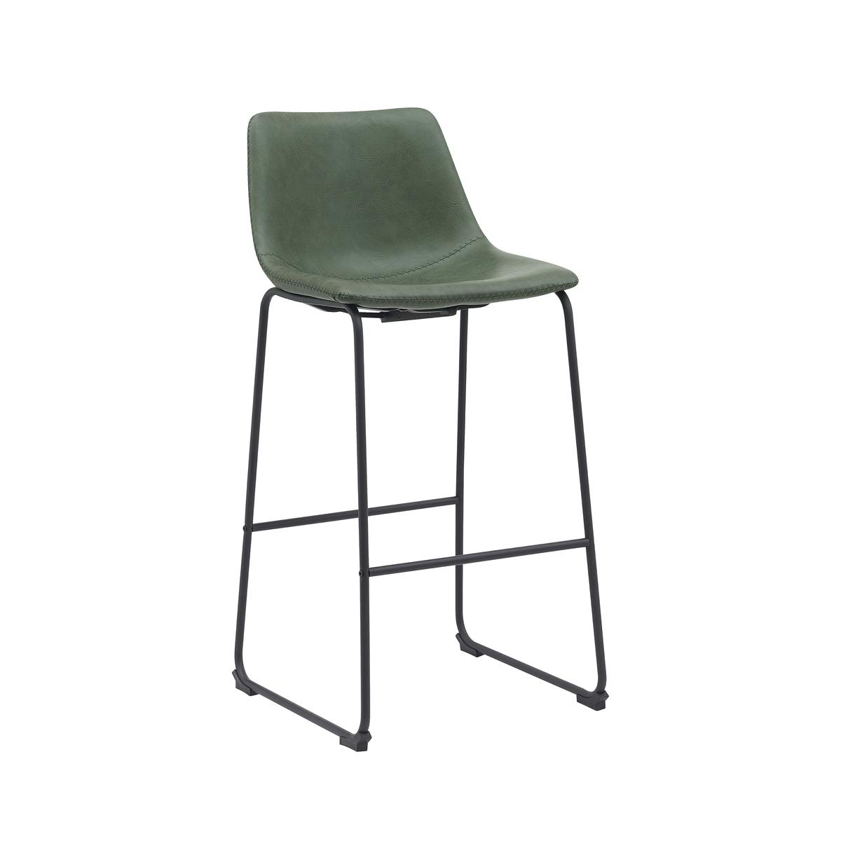 Barkruk Risto - Hunter - PU-Leder - Zithoogte 75 afbeelding 1