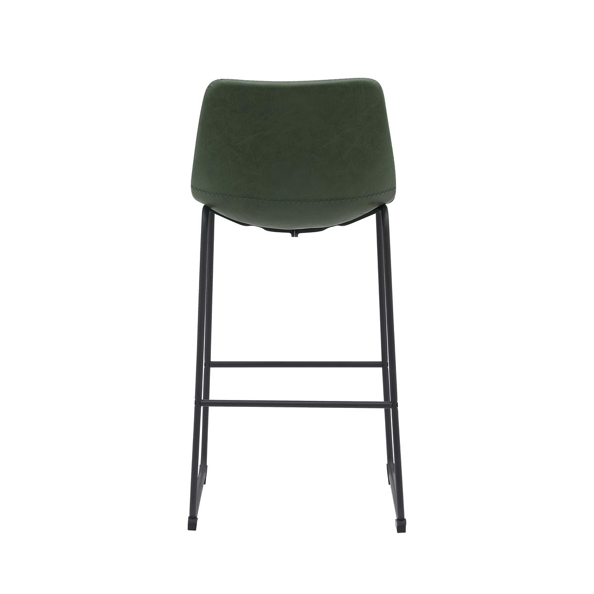  Barkruk Risto - Hunter - PU-Leder - Zithoogte 75 afbeelding 2