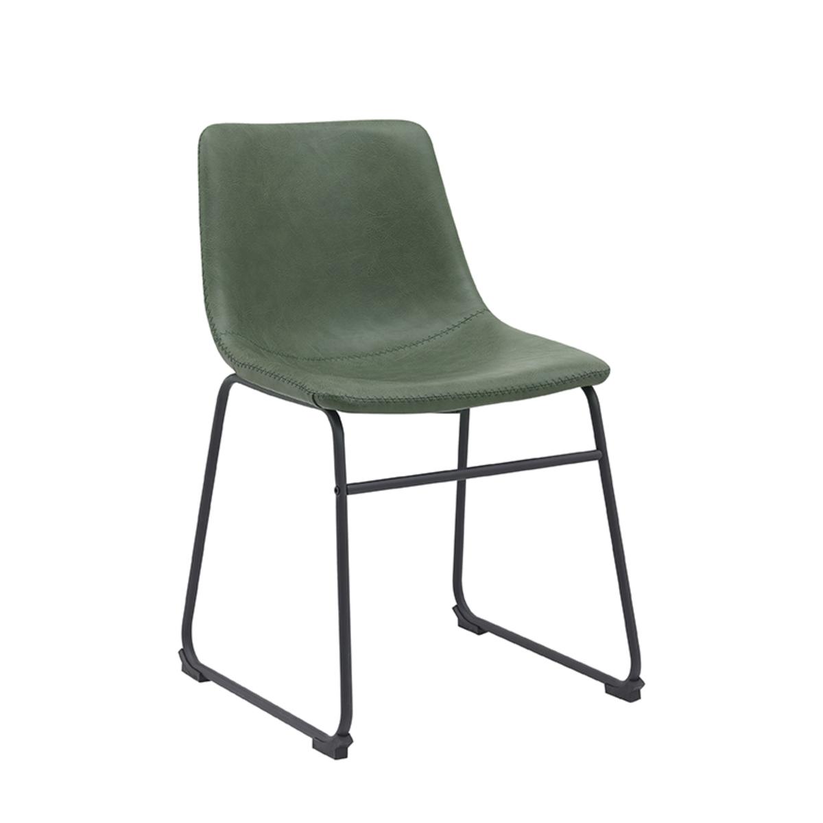  Eetkamerstoel Risto - Hunter - PU-Leder afbeelding 1