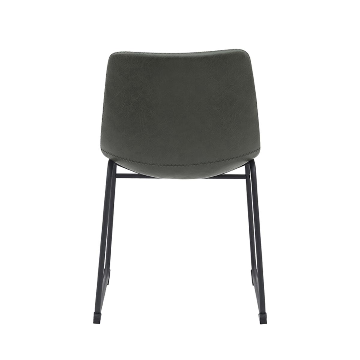  Eetkamerstoel Risto - Hunter - PU-Leder afbeelding 4