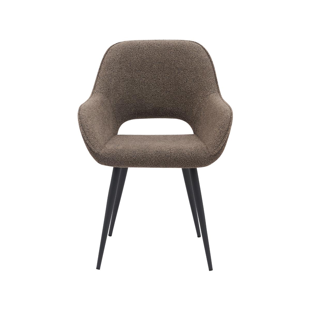  Eetkamerstoel Fer - Bruin - Boucle afbeelding 2