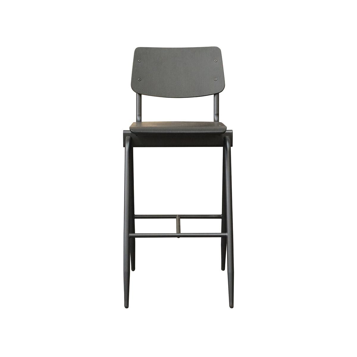  Barkruk Solid - Zwart - Hout - Zithoogte 75 afbeelding 2