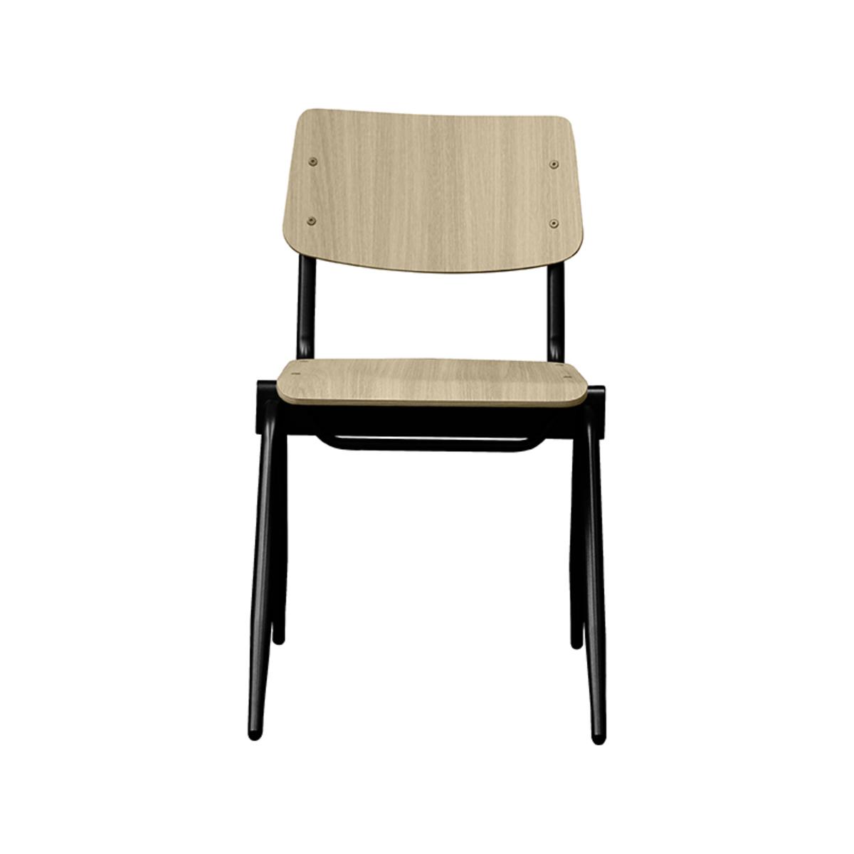 Eetkamerstoel Solid - Naturel - Hout afbeelding 2