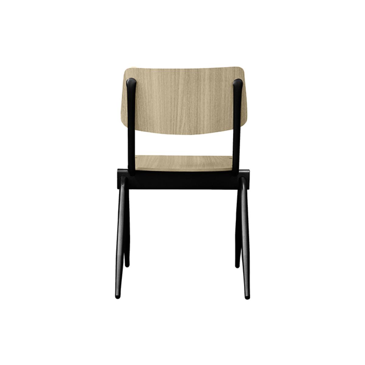  Eetkamerstoel Solid - Naturel - Hout afbeelding 4