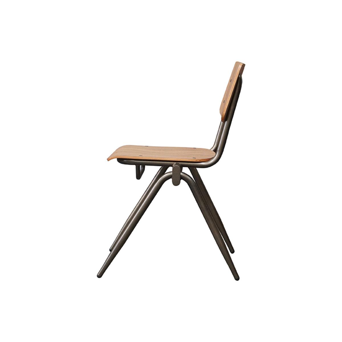  Eetkamerstoel Solid - Bruin - Hout afbeelding 3