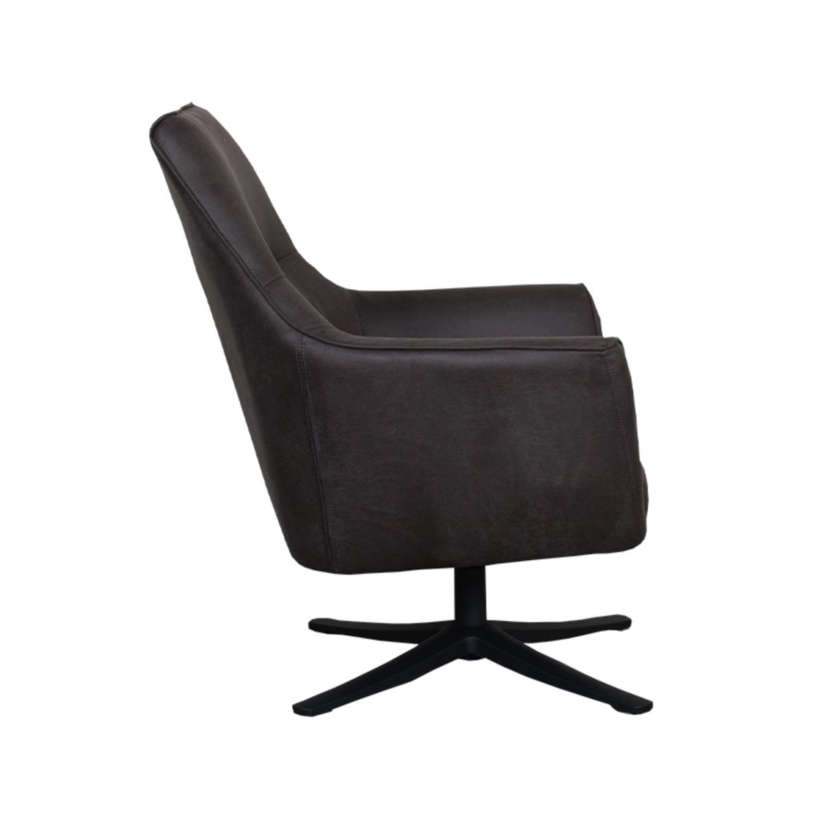  Fauteuil Tod - Antraciet - Micro Suede afbeelding 4