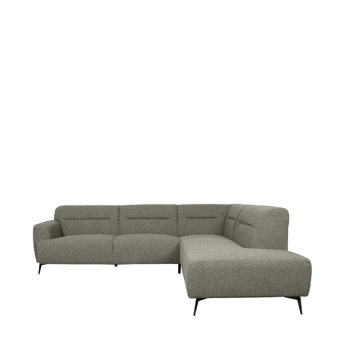  Hoekbank Bolzano - Truffel grijs - Boucle - Rechts afbeelding 1