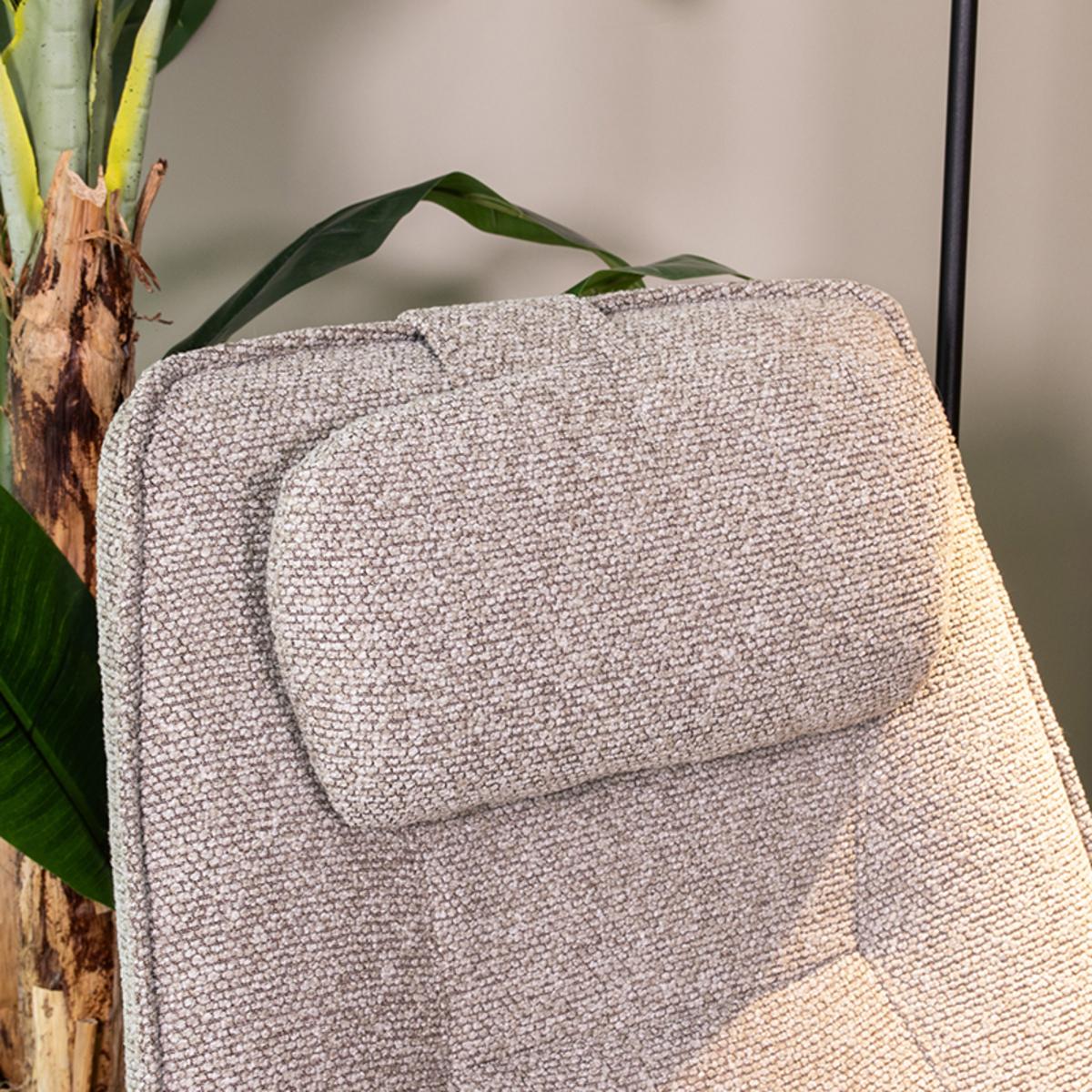 Sierkussen Hoofdkussen - Naturel - Boucle - One Size afbeelding 1