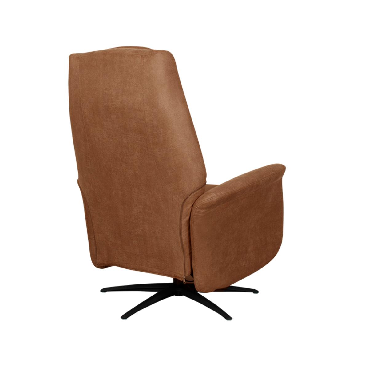  Fauteuil Stockholm - Cognac - Micro Suede - One Size afbeelding 6
