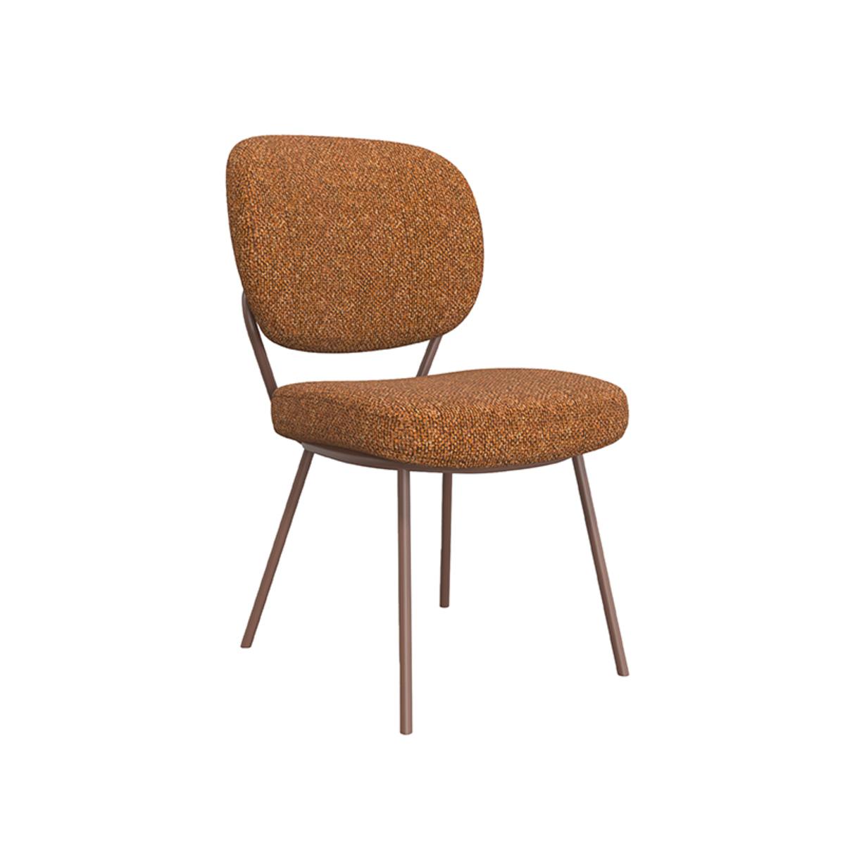  Eetkamerstoel Singapore - Coral - Boucle afbeelding 1