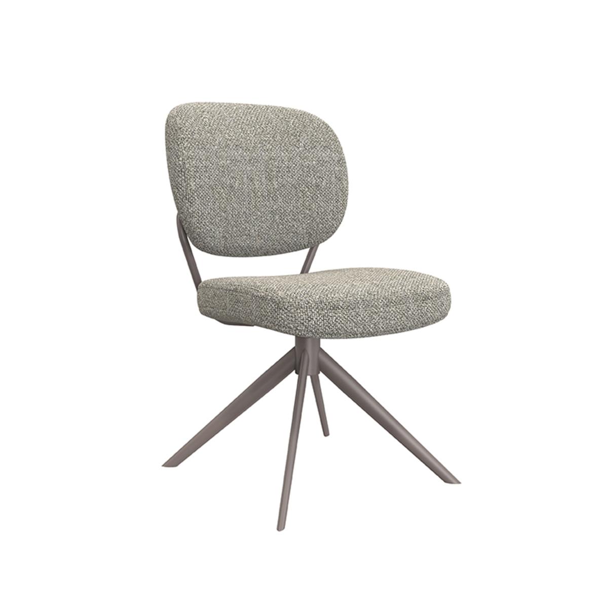  Eetkamerstoel Geneva - Truffel grijs - Boucle afbeelding 2