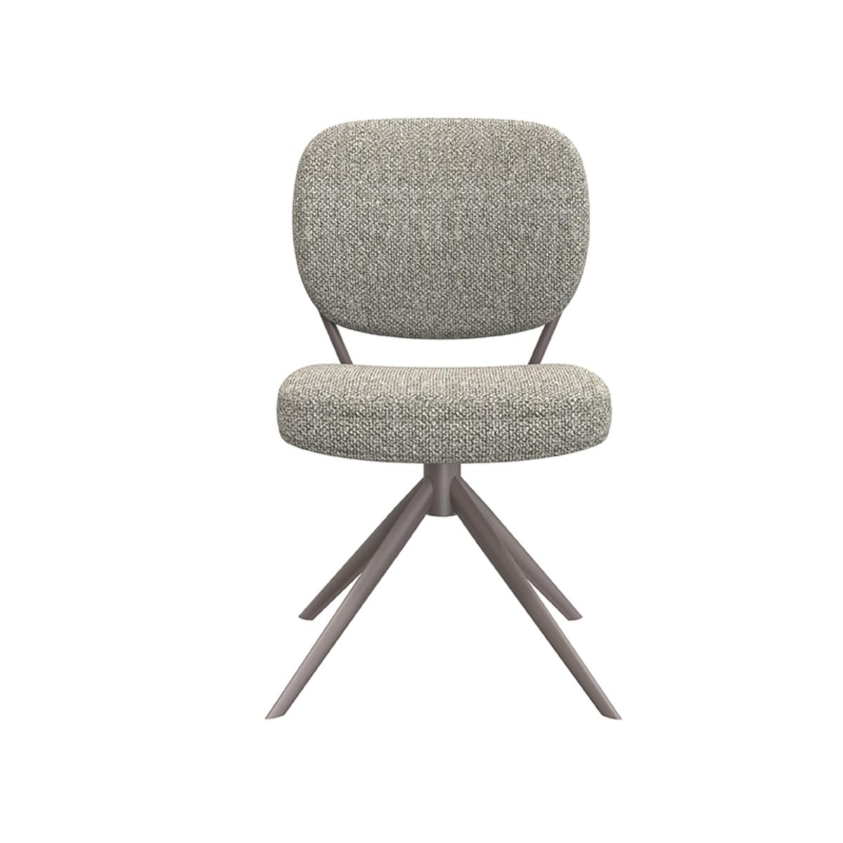  Eetkamerstoel Geneva - Truffel grijs - Boucle afbeelding 3