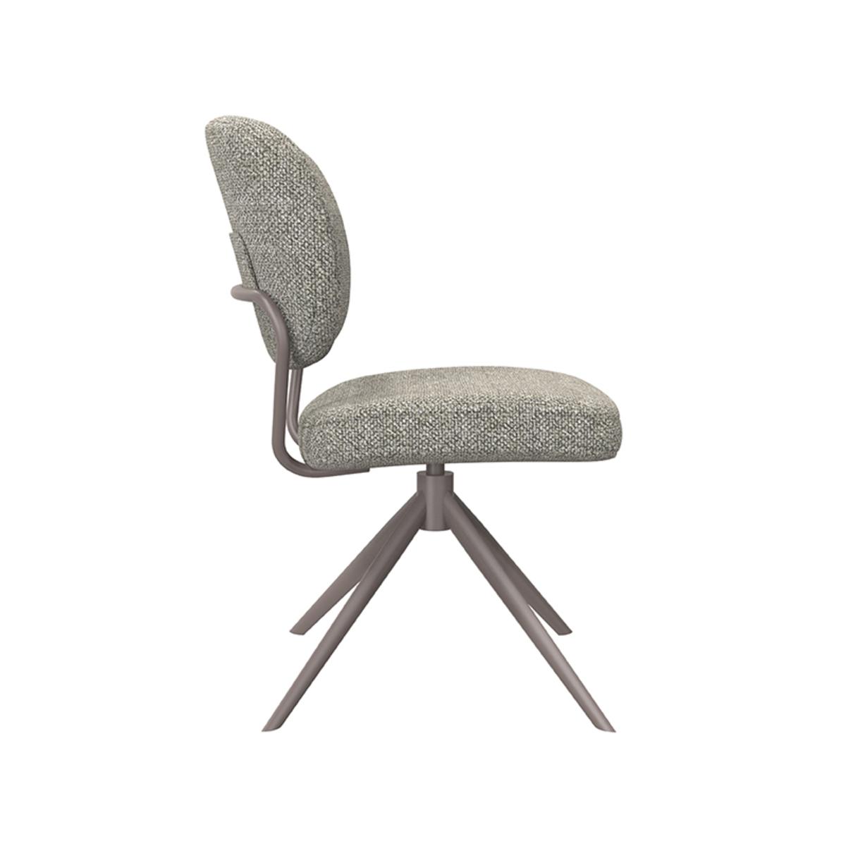  Eetkamerstoel Geneva - Truffel grijs - Boucle afbeelding 4